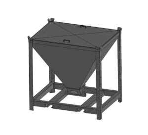 Schneckentrog mit Förderleitung